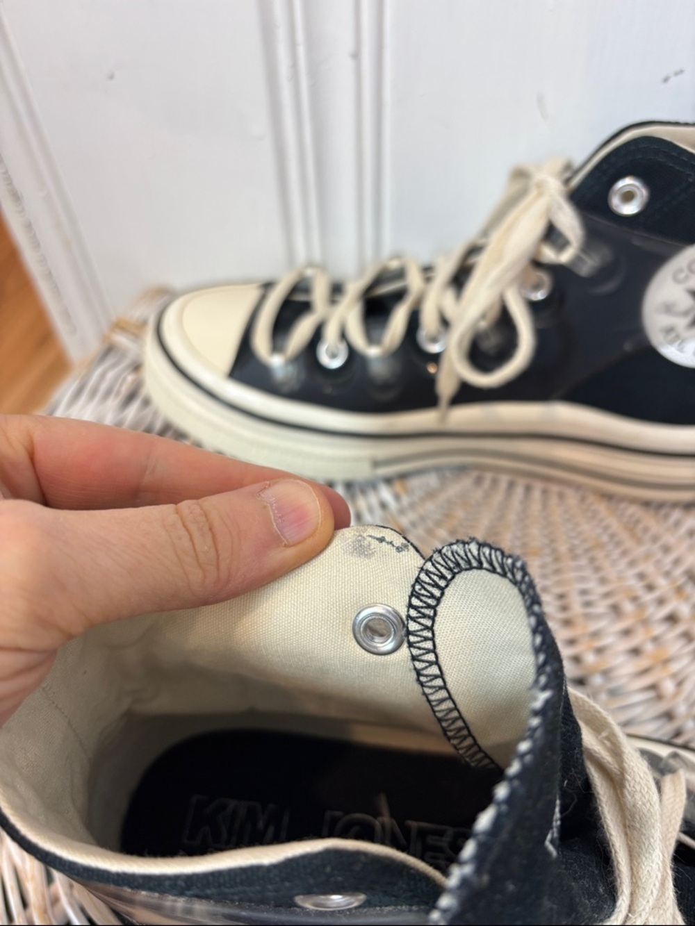Rare CONVERSE X KIM JONES Chuck 70 High Utility Wave Sneakers | Size 8 - Picture 11 of 14